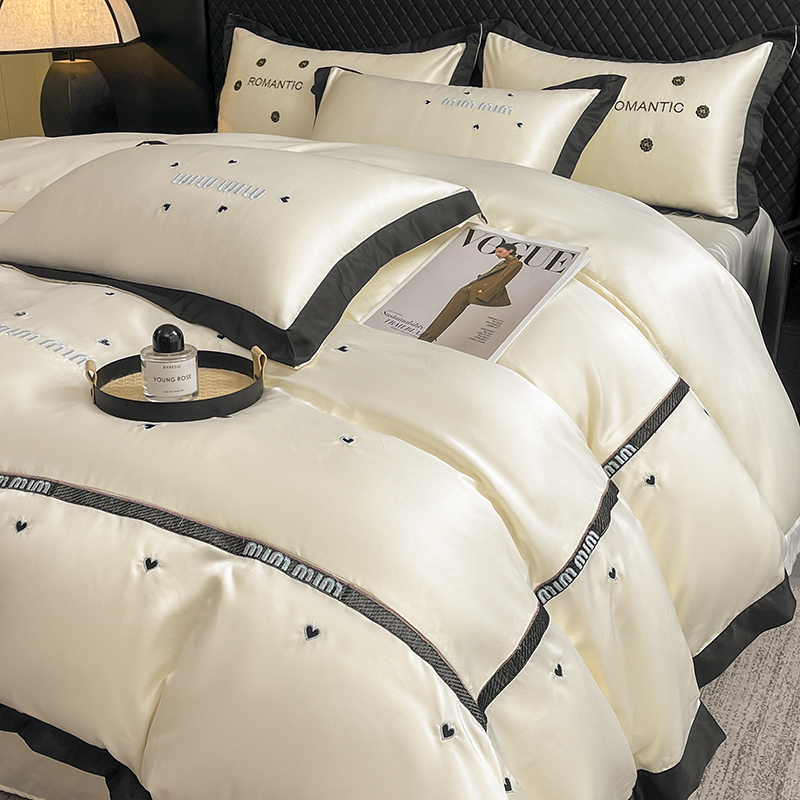 91家纺网 家纺一手货源 找家纺 （总）狂想家 2025新款细斜纹冰丝高奢系列四件套