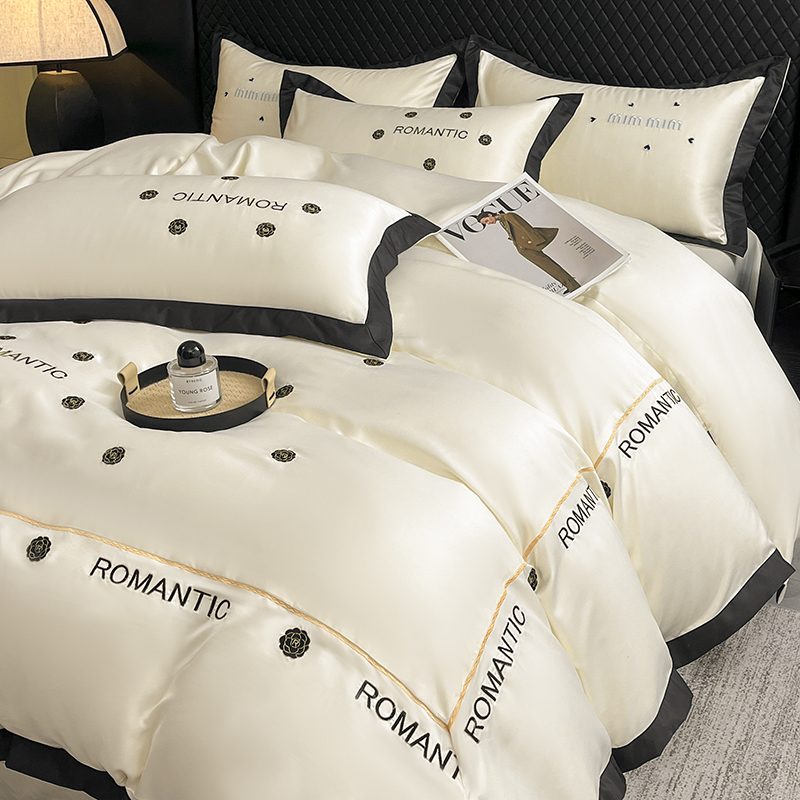 91家纺网 家纺一手货源 找家纺 （总）狂想家 2025新款细斜纹冰丝高奢系列四件套