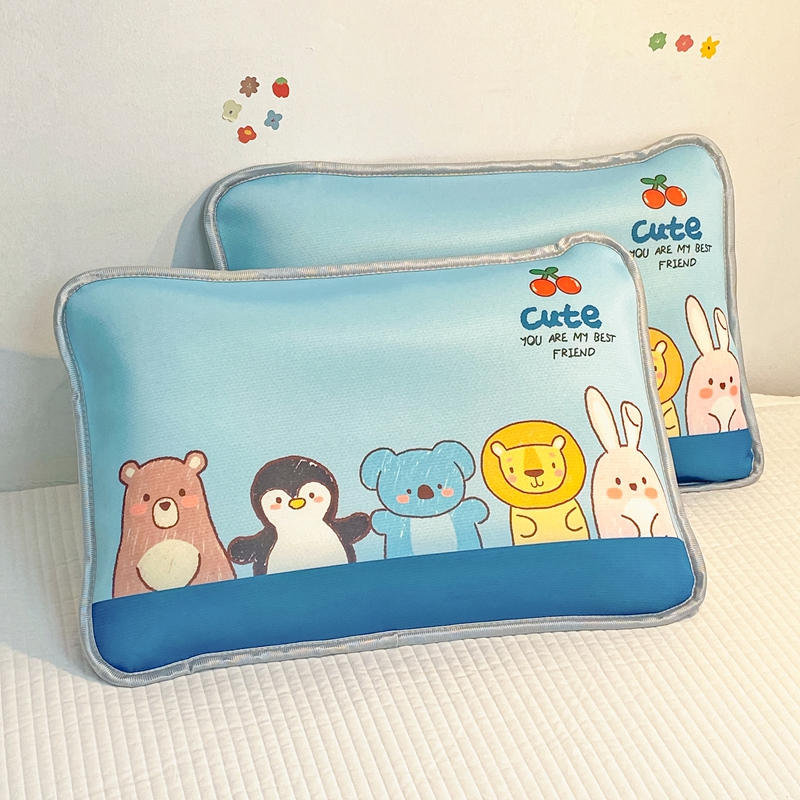 91家纺网 家纺一手货源 找家纺 （总）大黄蜂家居家纺 2025新款冰丝提花三明治夹层透气枕套