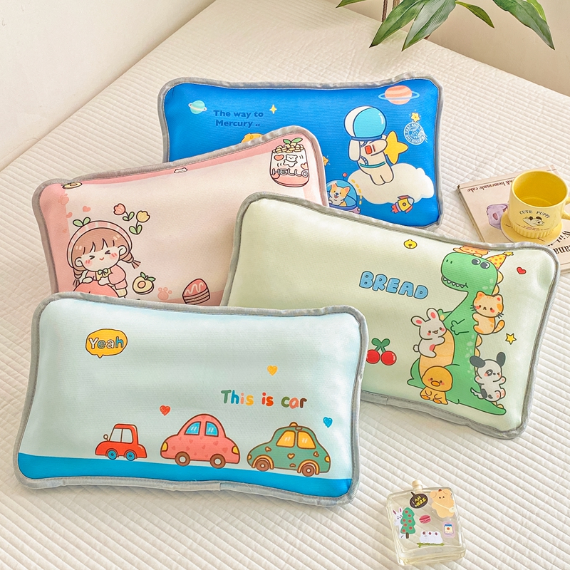 91家纺网 家纺一手货源 找家纺 大黄蜂家居家纺 2025新款冰丝提花三明治夹层透气枕套 组合图仅做展示