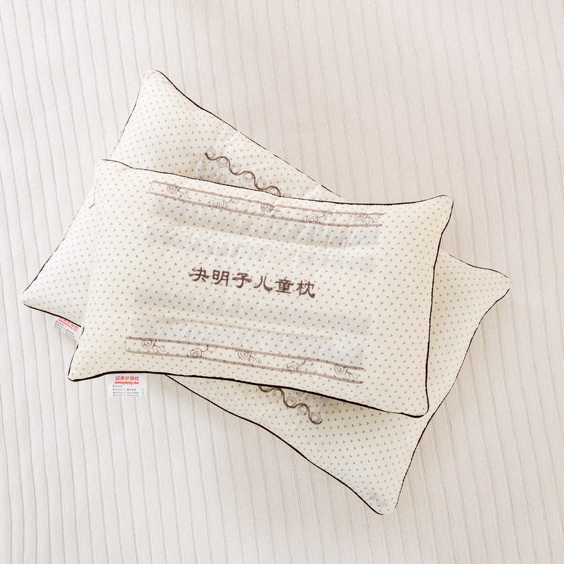 91家纺网 家纺一手货源 找家纺 大黄蜂家居家纺 2025新款冰丝提花三明治夹层透气枕套 枕芯决明子仅做展示